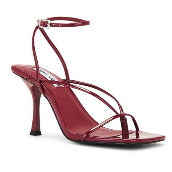 Steve Madden Shoes - Steve Madden Annie Heel in Wine Patent – EUC Size 7